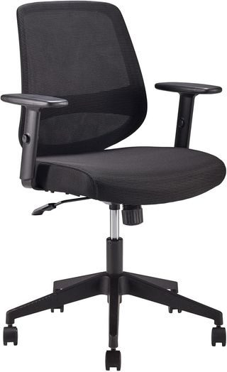 Silla de oficina ergonómica negra