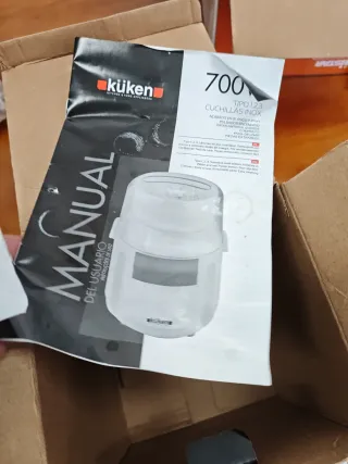 Picadora Küken 700W 1-2-3 Cuchilla Inox