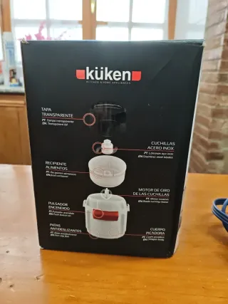 Picadora Küken 700W 1-2-3 Cuchilla Inox