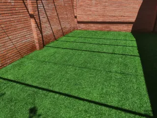 Césped artificial reciclado