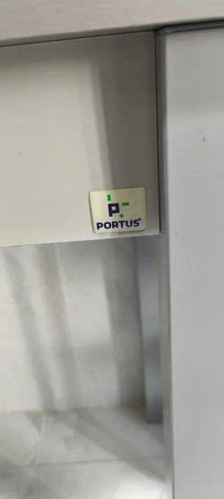 Mesa de cocina plegable cristal y metal