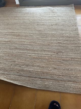 Alfombra Yute Beige y Marrón