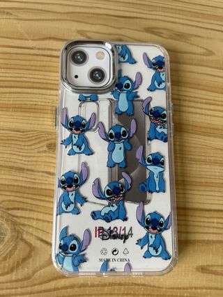 Funda iPhone 13/14 Guess Stitch Morado