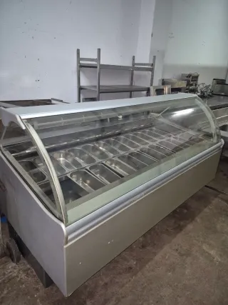 Congelador de helados vitrina expositora