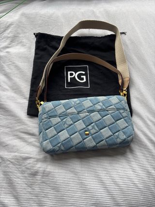 Bolso Purificación García vaquero acolchado