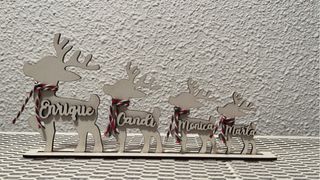 Adorno Reno Navideño Personalizado