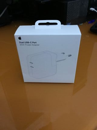 Pack 2 Cargadores Apple 2USB-C 35W carga rapida