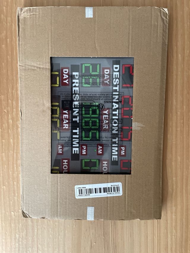 Chapa Decorativa Regreso al Futuro