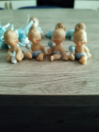 15 bomboniere nascita bimbo scarpe blu