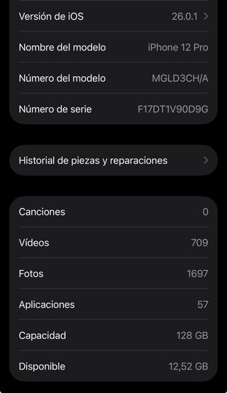 iPhone 12 Pro 128GB Azul/Gris