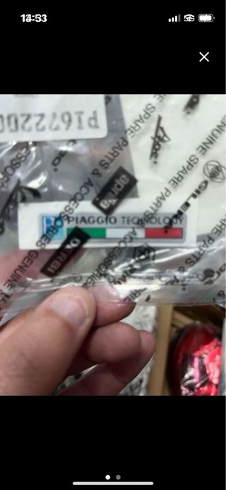 PEGATINA VESPA LX125/250CC ORIGINAL