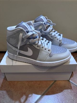 Zapatillas Jordan Originales Gris y Blanco