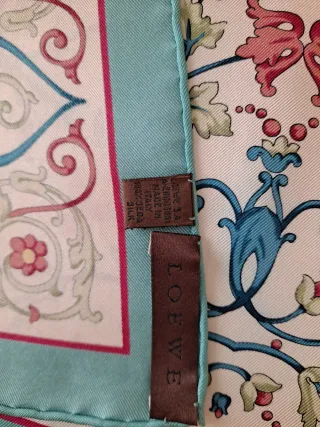 Pañuelo Loewe Azul y Multicolor