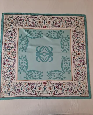 Pañuelo Loewe Azul y Multicolor