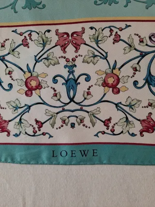 Pañuelo Loewe Azul y Multicolor