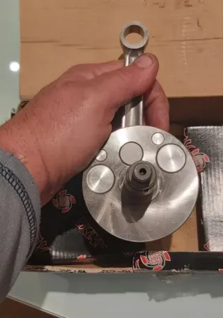 Cigueñal kondo cerrado y reformado.