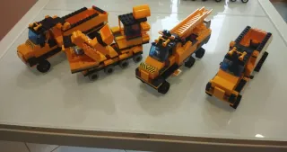 Lotto Lego cubix City Veicoli da Costruzione