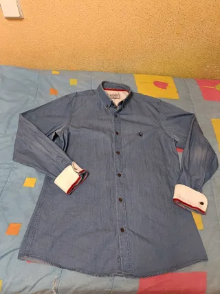Camisa El Ganso Talla 39 Azul