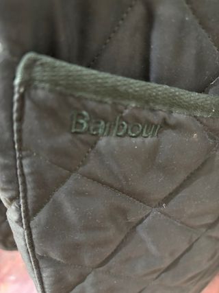 Barbour abrigo acolchado clásico verde