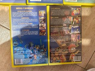 Pack 5 VHS Los Simpson (Español)