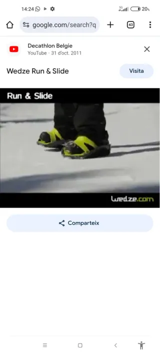 Patines de Nieve Runslide Wed"ze Decathlon