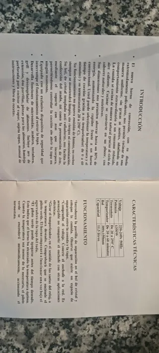 Horno de Convección Eléctrico