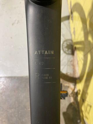 Bici Carretera Cube Attain Race Negra