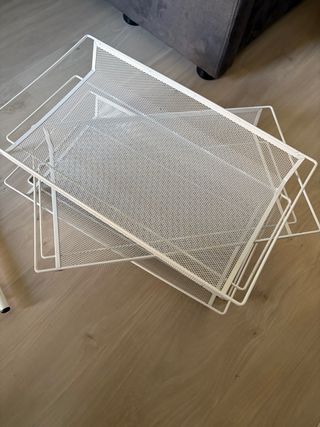 Carrito auxiliar blanco IKEA HORNAVAN