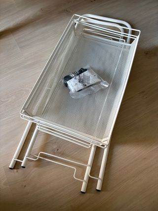 Carrito auxiliar blanco IKEA HORNAVAN