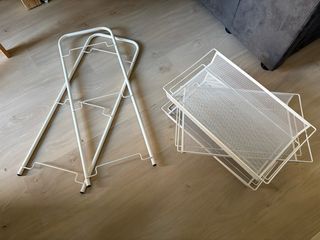 Carrito auxiliar blanco IKEA HORNAVAN