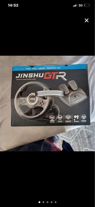 Volante INDECABUSINESS GTR PS4/PS3/XBOX/SWITCH/PC