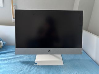 Ordenador HP Oficina Gris y Blanco