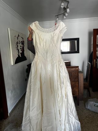 Vestido de Novia y Velo Talla 36/38