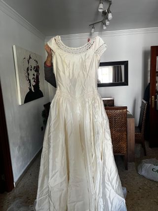 Vestido de Novia y Velo Talla 36/38