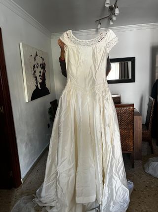 Vestido de Novia y Velo Talla 36/38