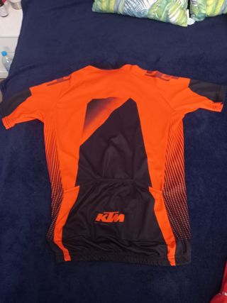 Maillot y culotte ciclismo KTM naranja