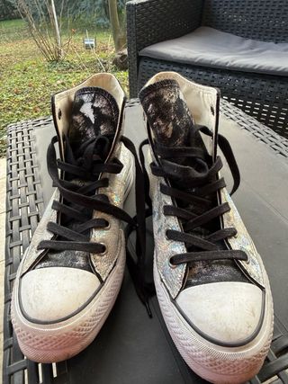 Converse All Star Argentate Glitter