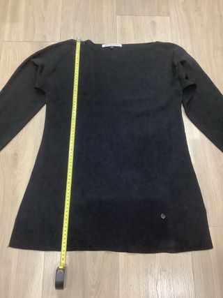 Jersey Adolfo Dominguez Negro Manga Larga