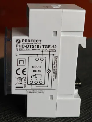 Temporizador Digital Carril DIN