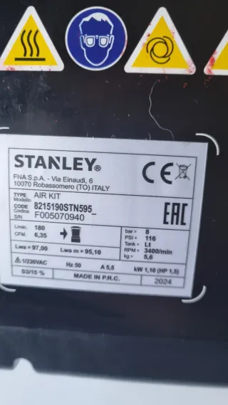 Compressore aria Stanley portatile
