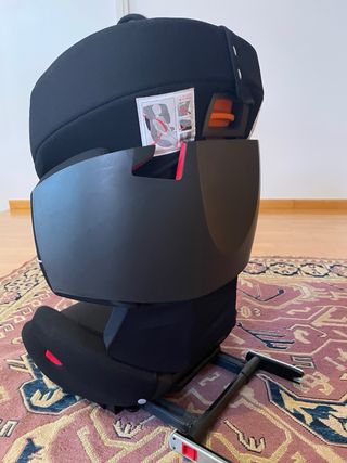 Silla coche Isofix negra