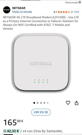Modem 4G LTE NETGEAR LM1200