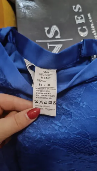 Conjunto fiesta azul Marfil talla 58