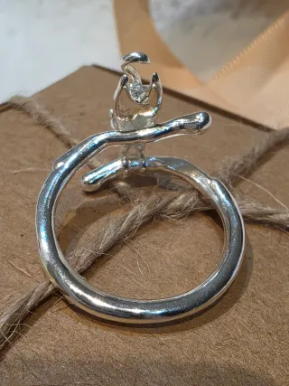 Anillo gatito acero