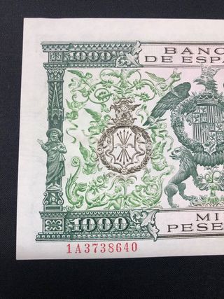 Billete 1000 Pesetas 1957 El Banco de España