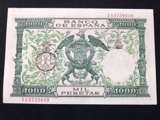 Billete 1000 Pesetas 1957 El Banco de España