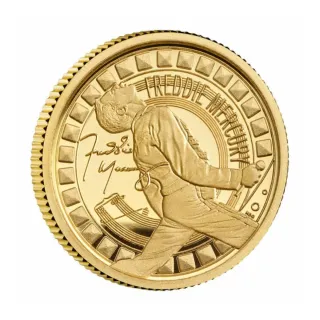 Moneda Oro Freddie Mercury 1/40oz EL 1250