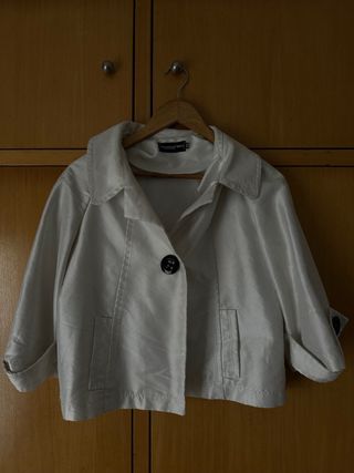 Casaco cinoche- cor pérola