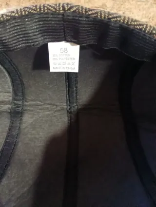 Gorra estilo tweed espiga