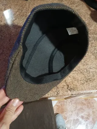 Gorra estilo tweed espiga